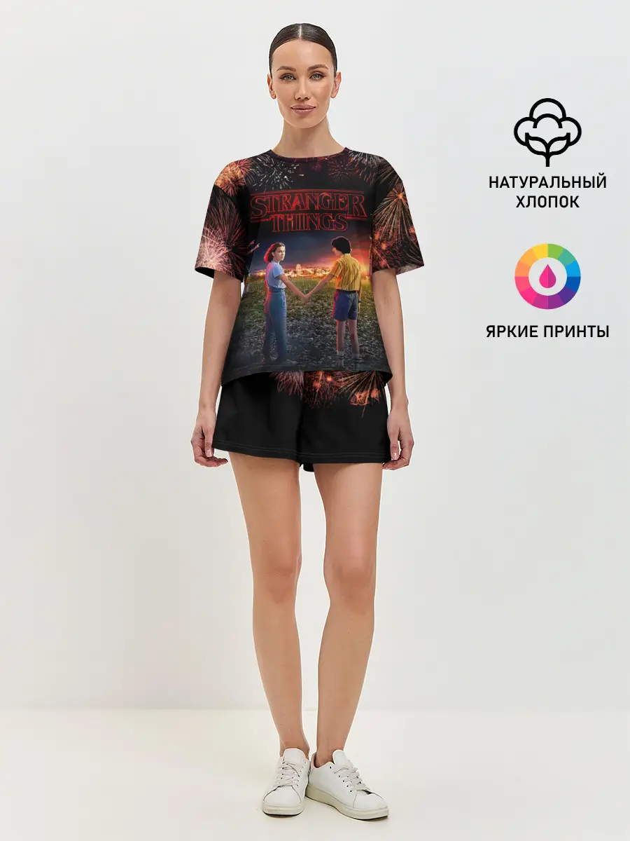 Женская пижама с шортами / STRANGER THINGS
