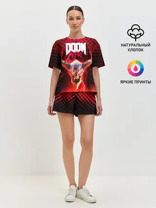 Женская пижама с шортами / Doom Enternal