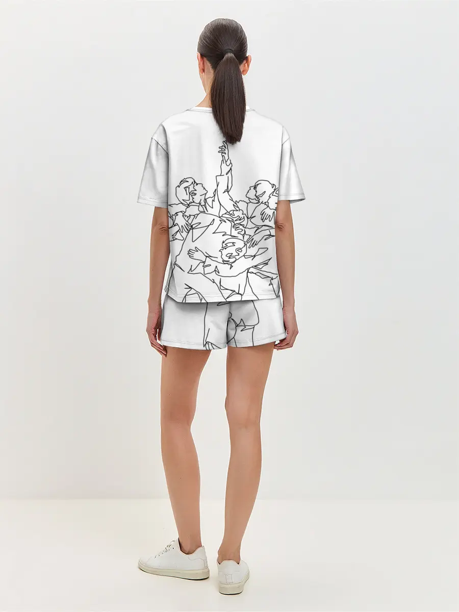 Женская пижама с шортами / BTS