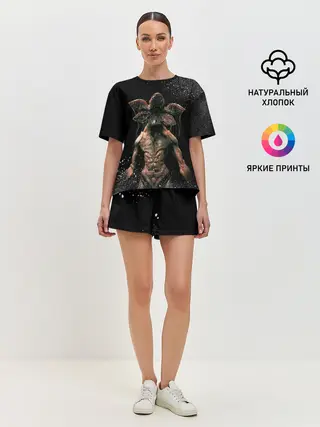 Женская пижама с шортами / Stranger Things - Demogorgon