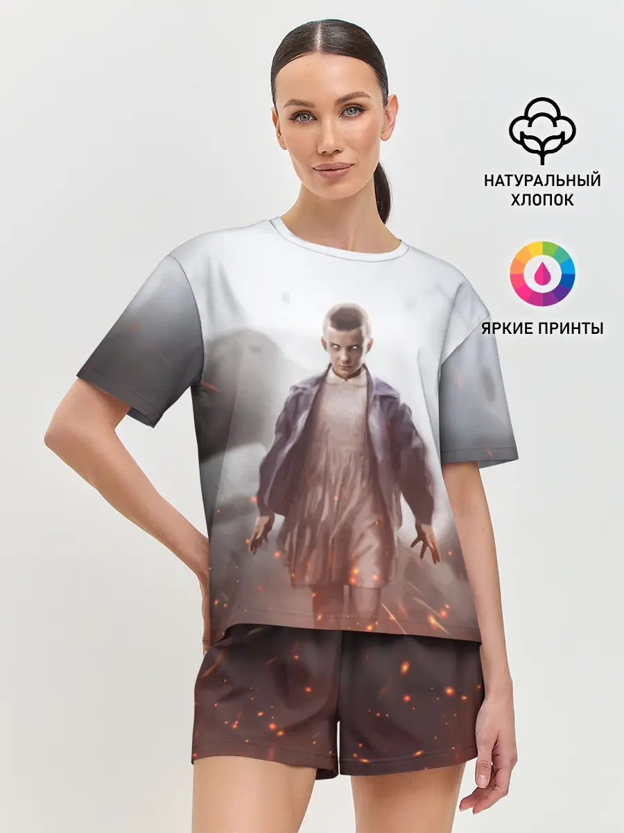 Женская пижама с шортами / STRANGER THINGS - 011