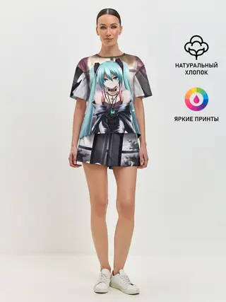 Женская пижама с шортами / Мику Хацунэ