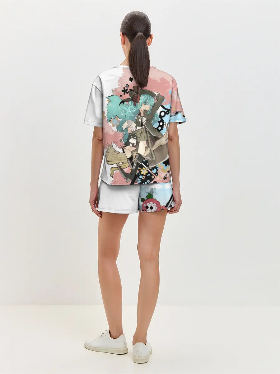 Женская пижама с шортами / Мику Хацунэ