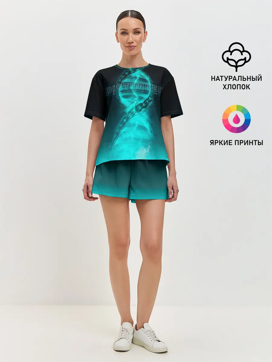 Женская пижама с шортами / Disturbed. Evolution