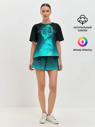 Женская пижама с шортами / Disturbed. Evolution