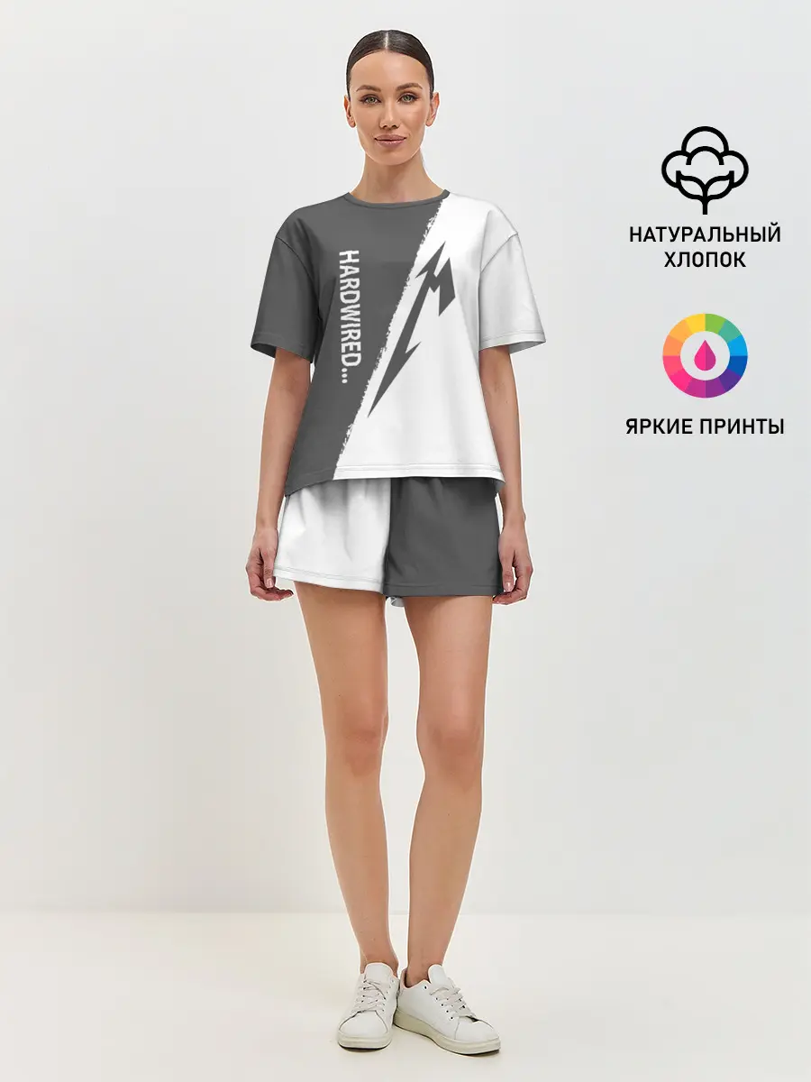 Женская пижама с шортами / Metallica