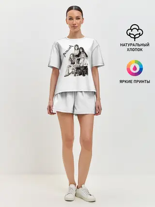 Женская пижама с шортами / Metallica