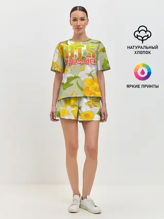 Женская пижама с шортами / BTS