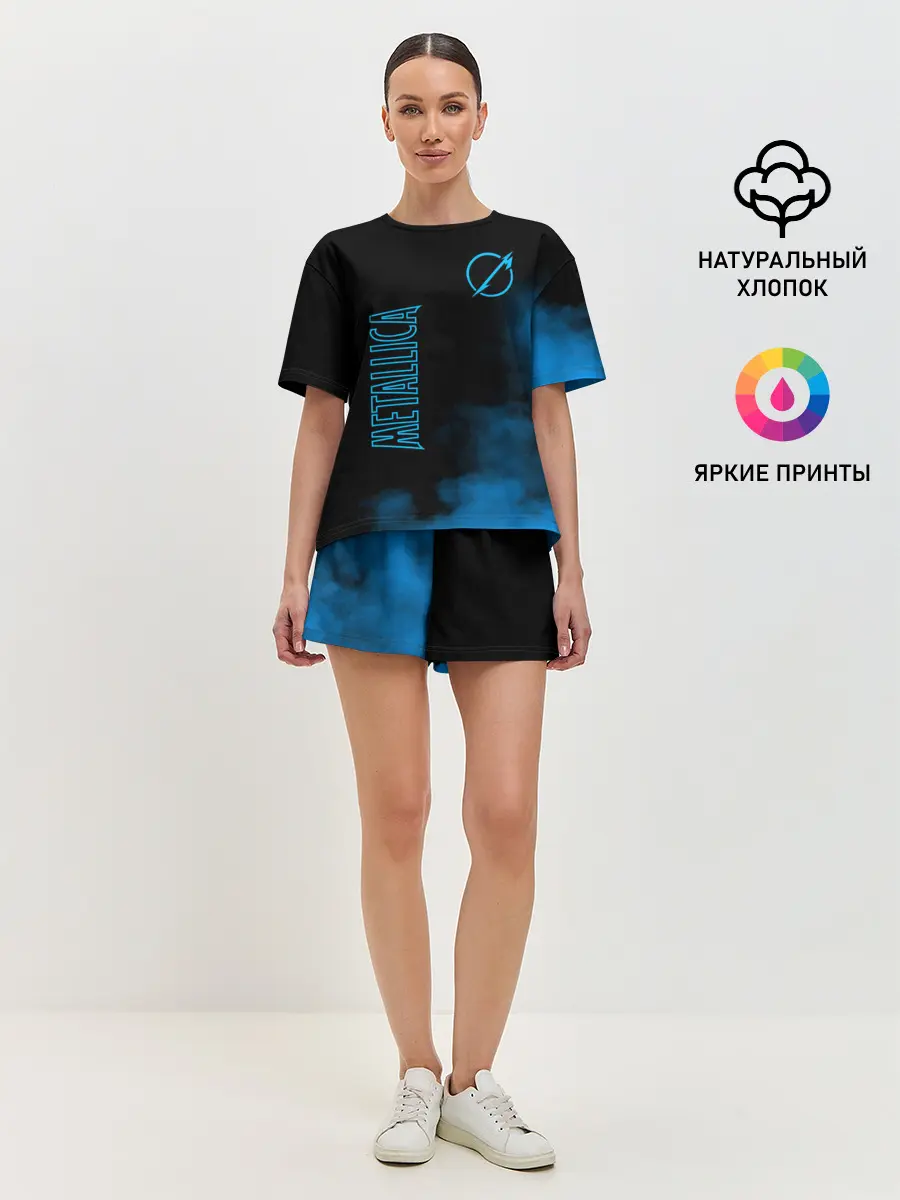 Женская пижама с шортами / Metallica