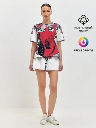 Женская пижама с шортами / Rammstein