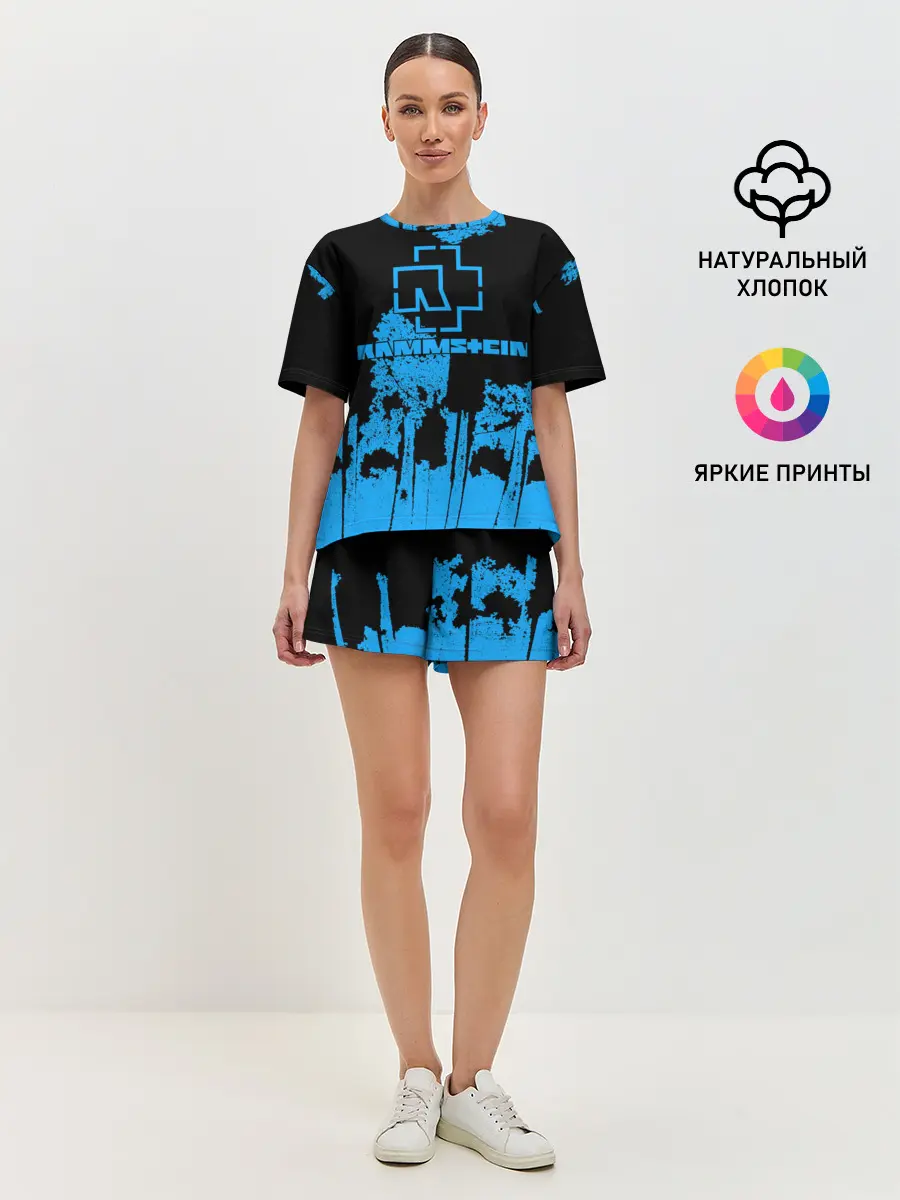 Женская пижама с шортами / Rammstein