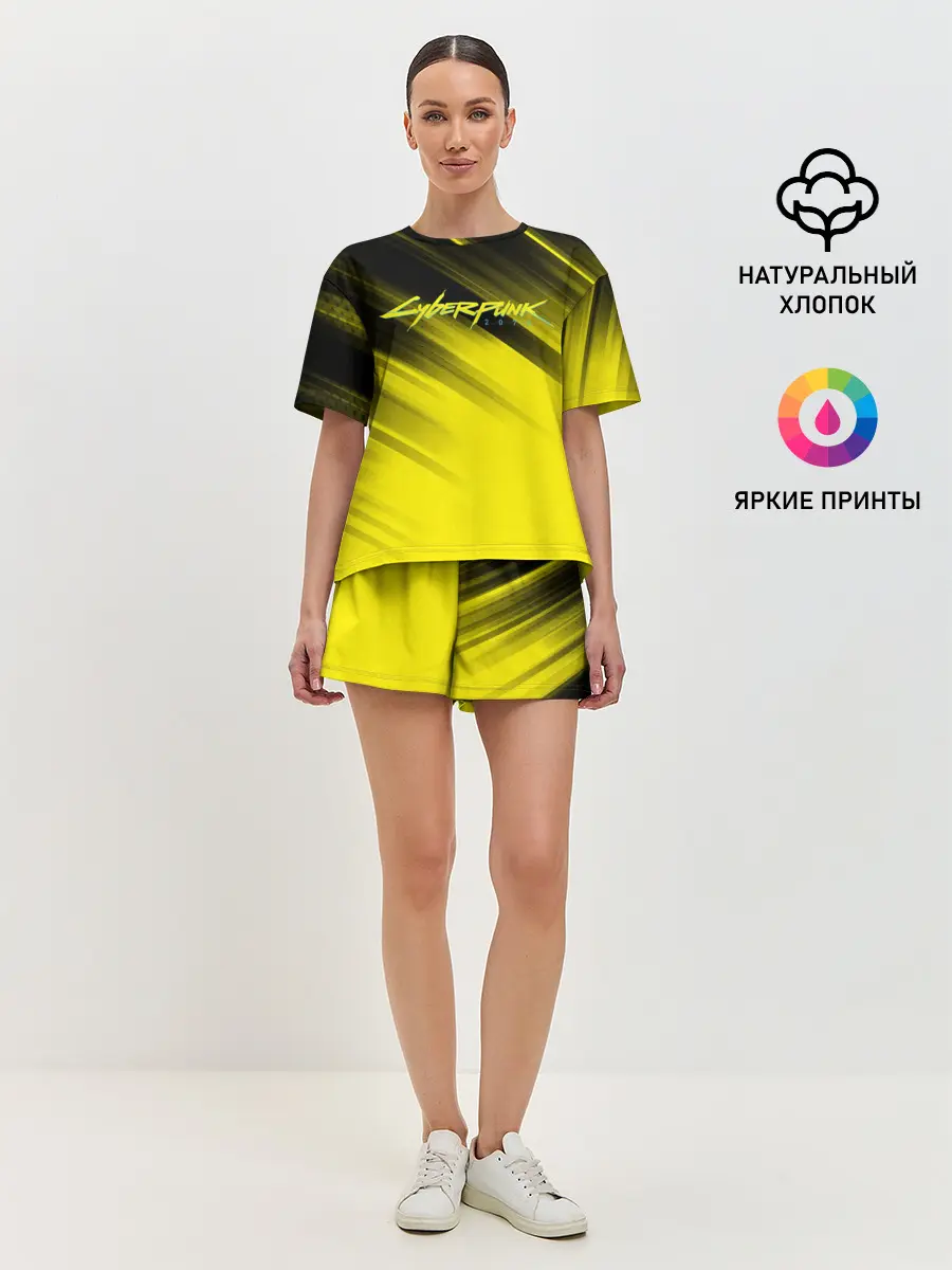 Женская пижама с шортами / Cyberpunk 2077
