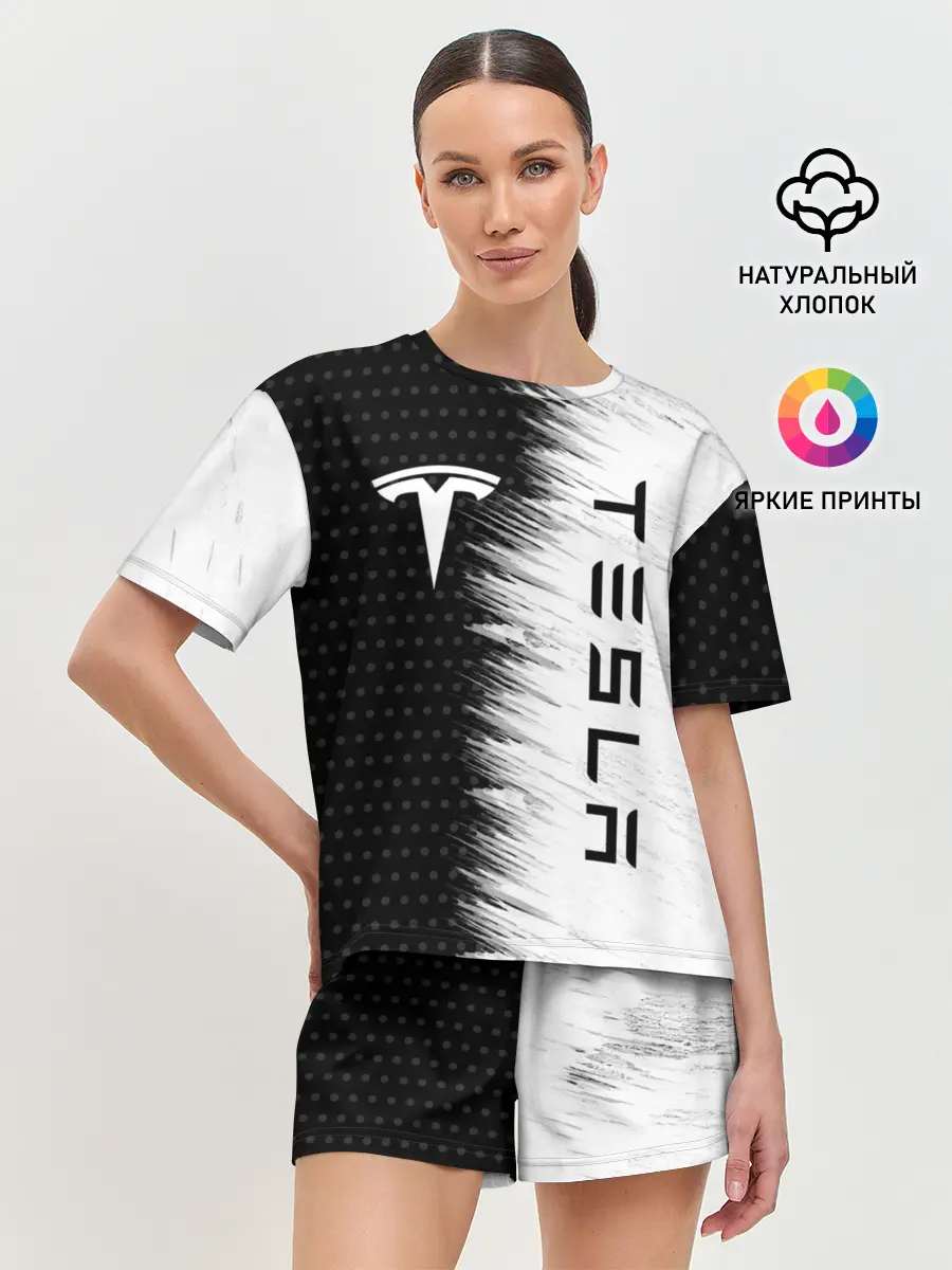 Женская пижама с шортами / TESLA