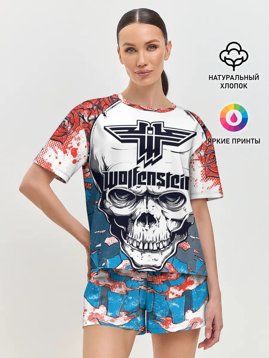 Женская пижама с шортами / Wolfenstein