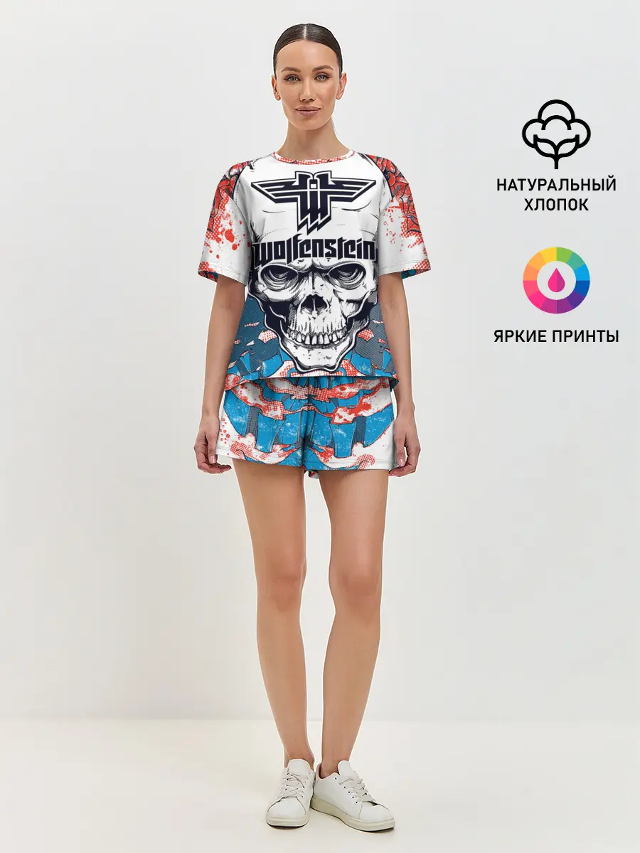 Женская пижама с шортами / Wolfenstein