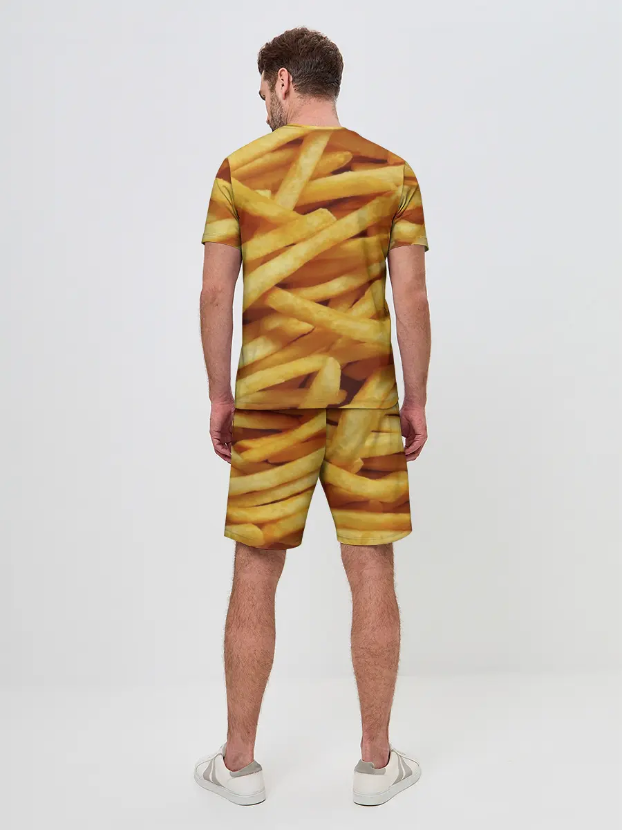 Мужской костюм с шортами / Картошка фри