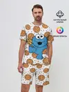 Мужской костюм с шортами / Cookie monster
