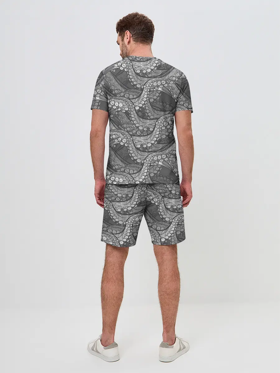 Мужской костюм с шортами / Octopus dark