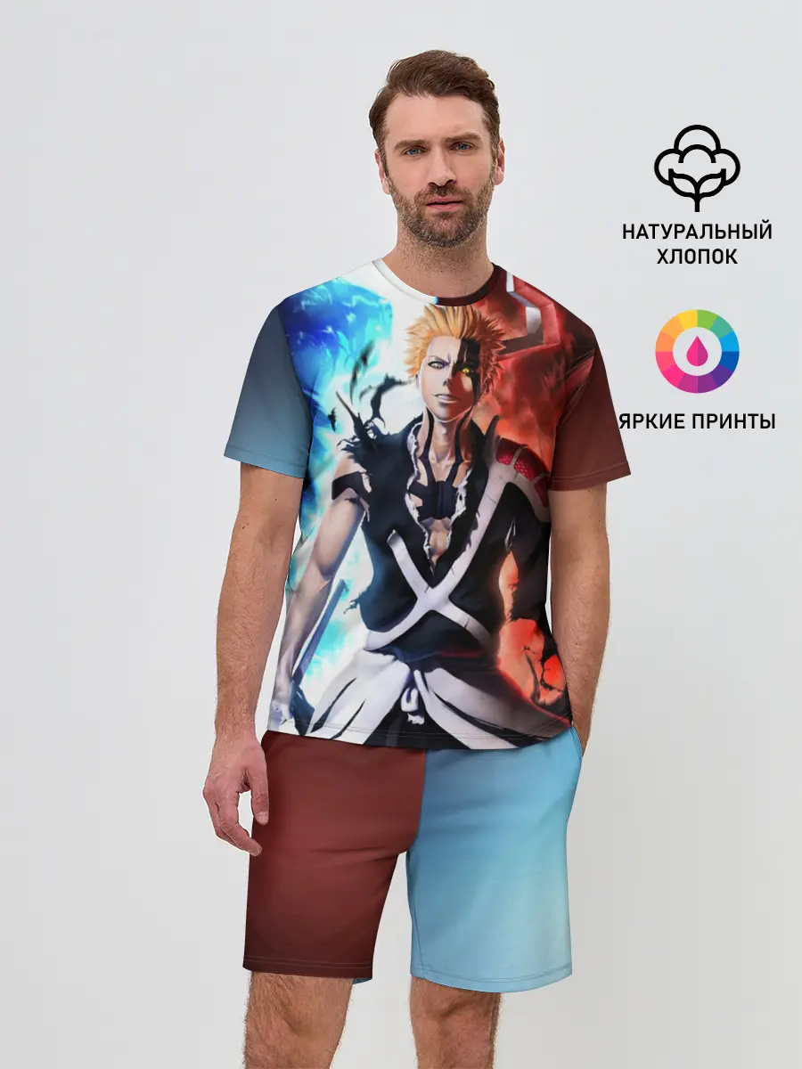 Мужской костюм с шортами / Блич лед и пламень