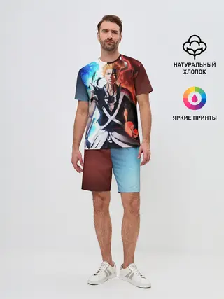 Мужской костюм с шортами / Блич лед и пламень