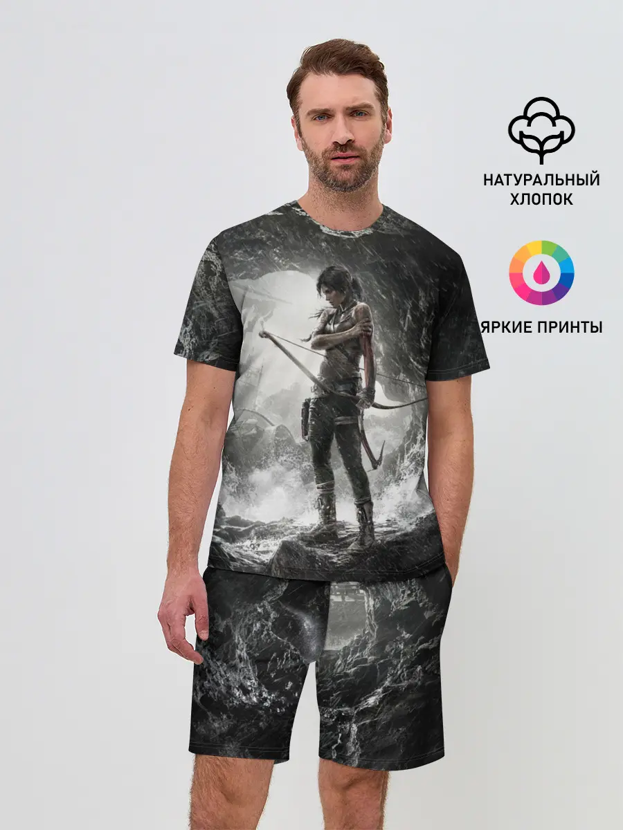 Мужской костюм с шортами / Tomb Raider