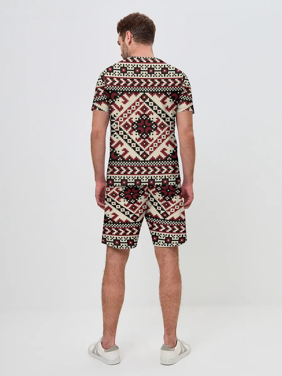 Мужской костюм с шортами / СЛАВЯНСКИЙ ОРНАМЕНТ | РУСЬ