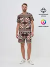 Мужской костюм с шортами / СЛАВЯНСКИЙ ОРНАМЕНТ | РУСЬ