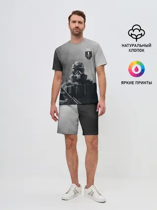 Мужской костюм с шортами / rainbow six siege