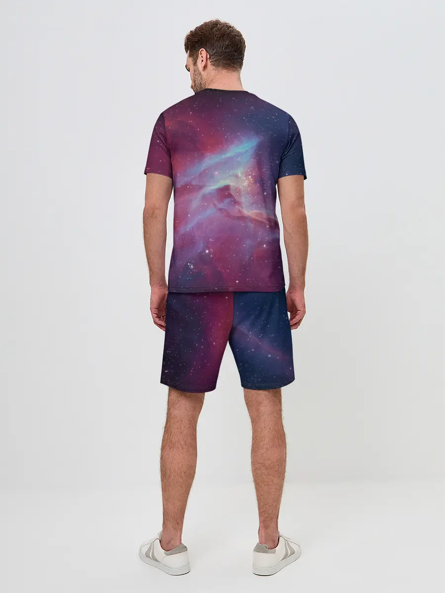 Мужской костюм с шортами / Космос
