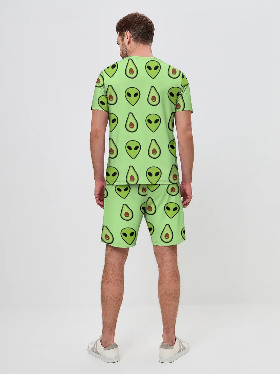 Мужской костюм с шортами / Green