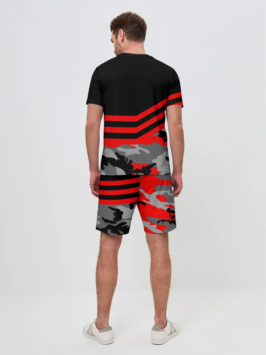 Мужской костюм с шортами / Камуфляж СССР