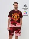 Мужской костюм с шортами / Manchester United Abstract