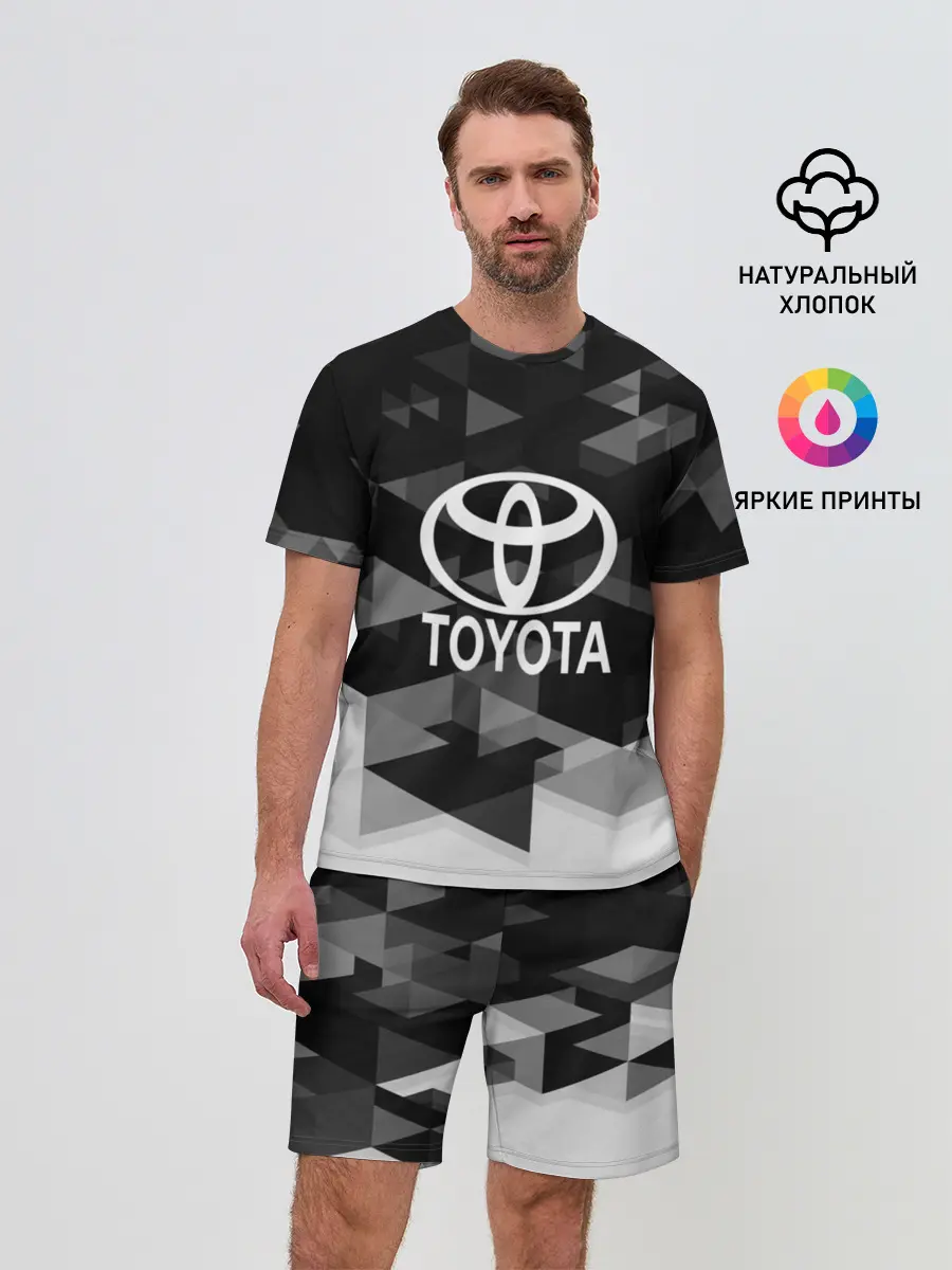 Мужской костюм с шортами / Toyota sport geometry