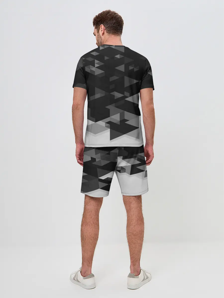 Мужской костюм с шортами / Opel sport geometry