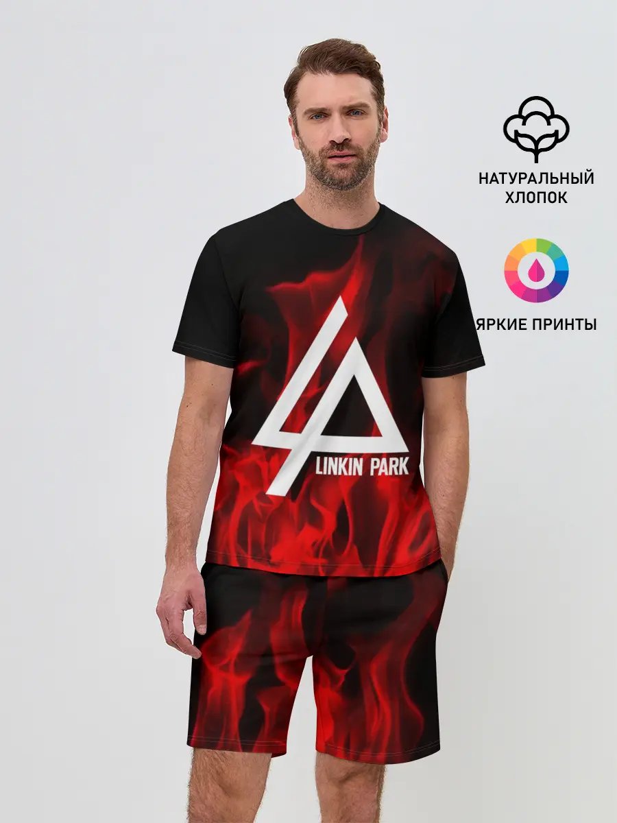 Мужской костюм с шортами / Linkin park