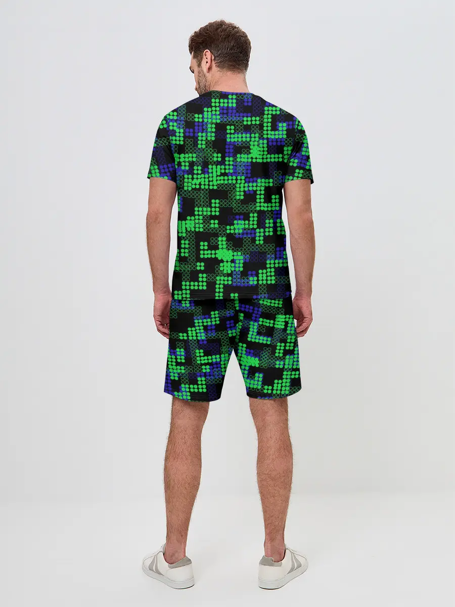 Мужской костюм с шортами / Minecraft