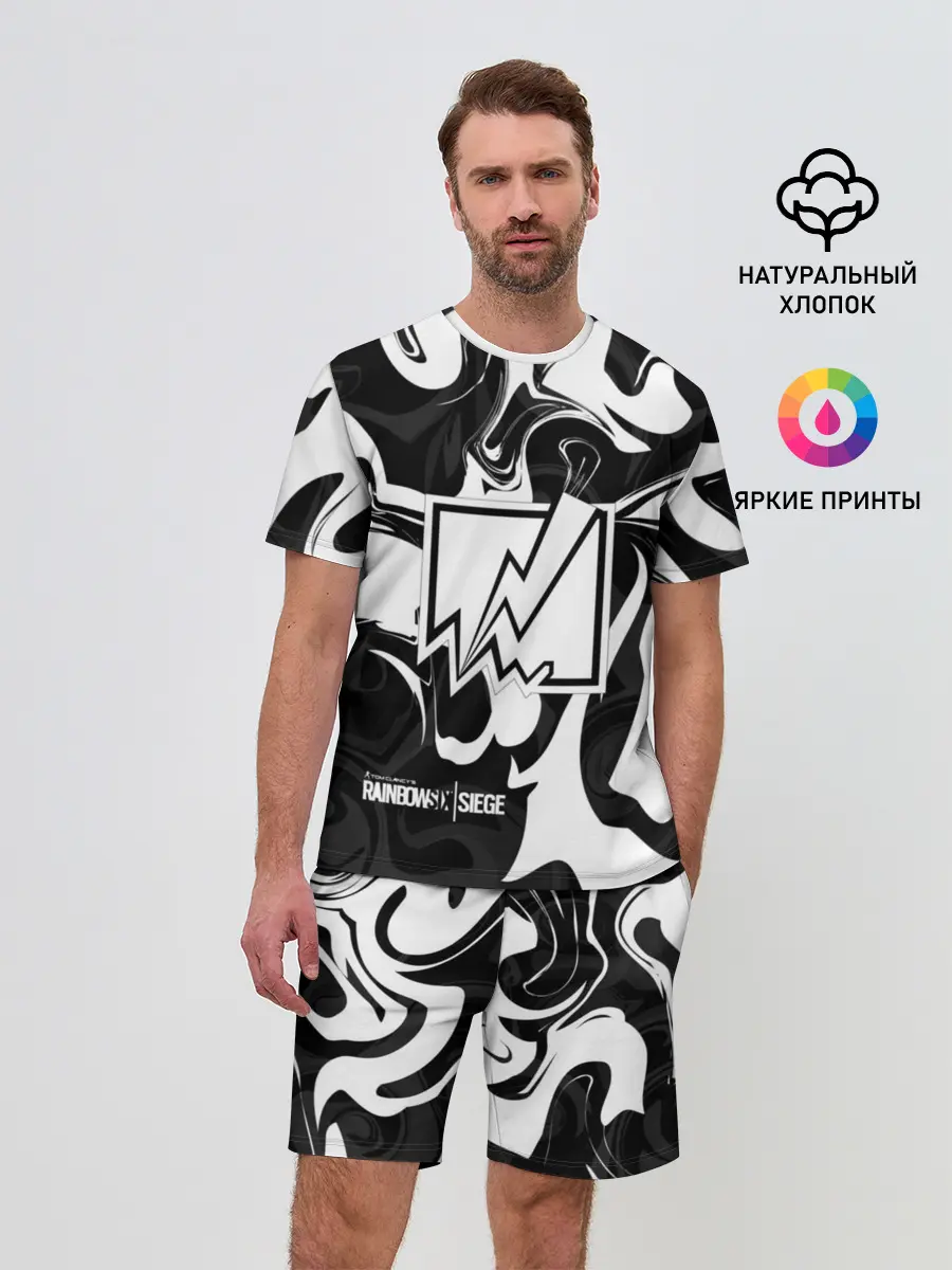 Мужской костюм с шортами / Rainbow six Siege