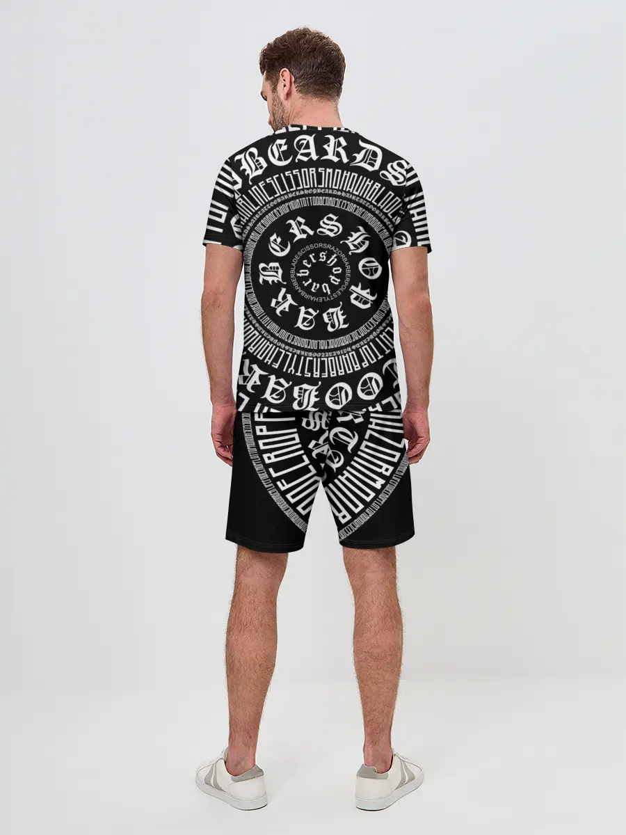 Мужской костюм с шортами / Барбер Каллиграфия