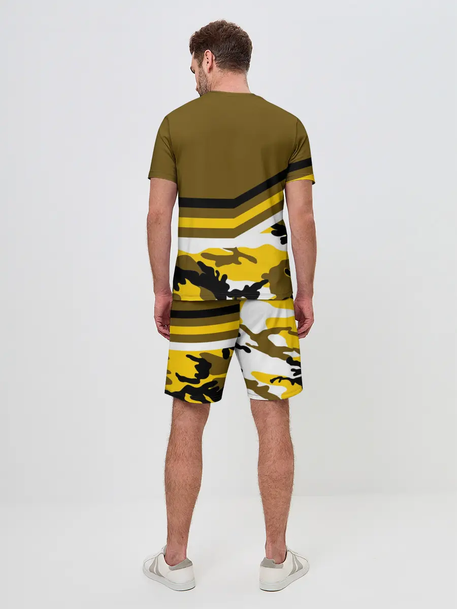 Мужской костюм с шортами / Камуфляж Российская Империя