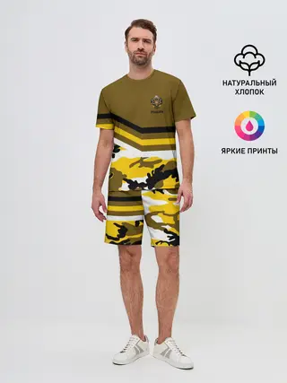 Мужской костюм с шортами / Камуфляж Российская Империя