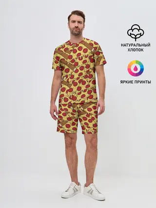Мужской костюм с шортами / Pizza