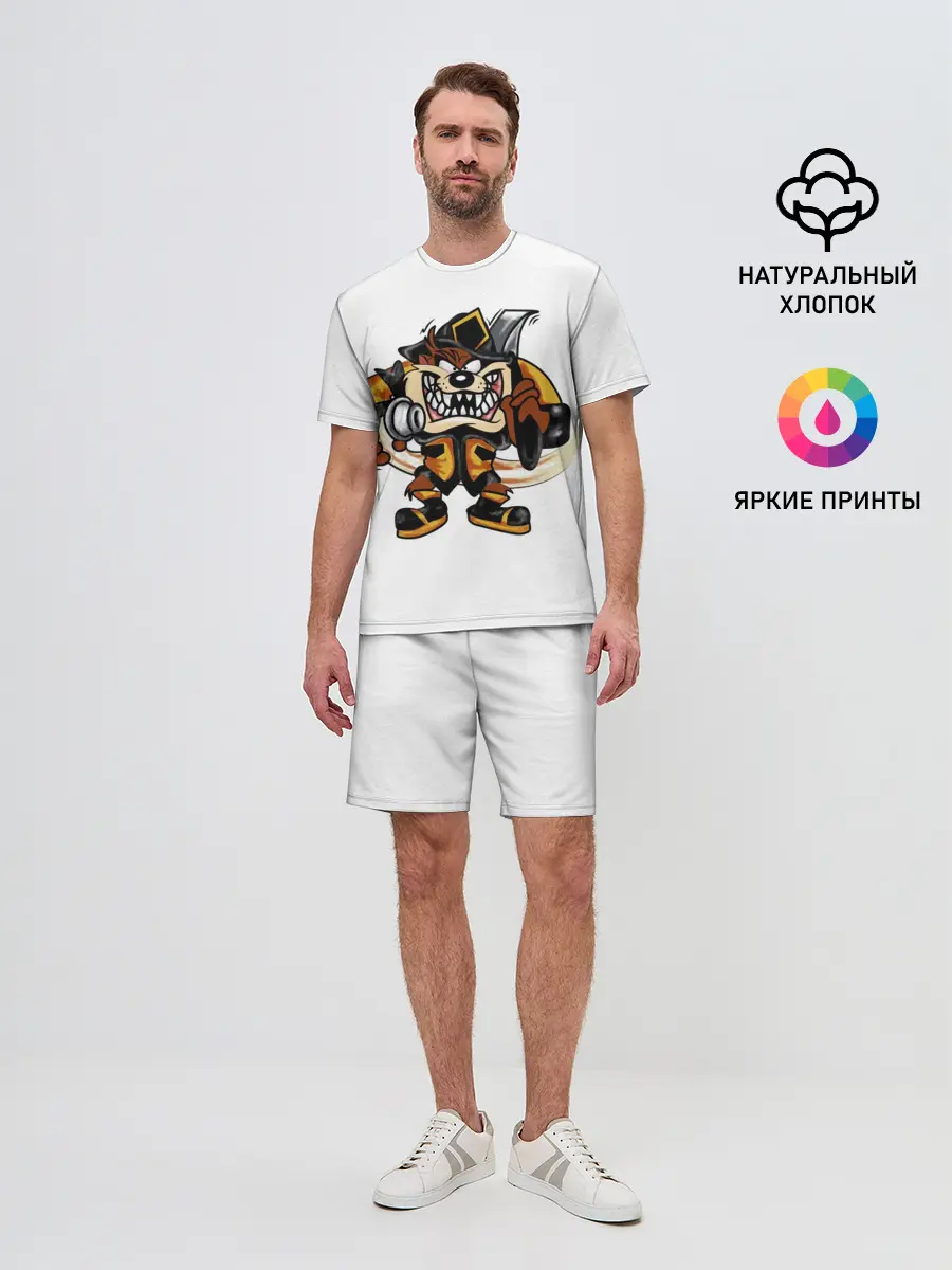 Мужской костюм с шортами / Пожарный демон