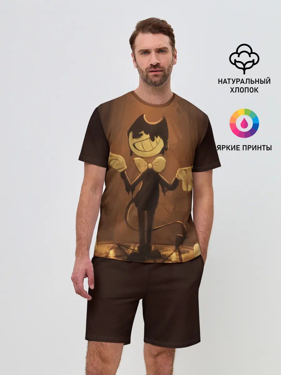 Мужской костюм с шортами / Bendy and the ink machine