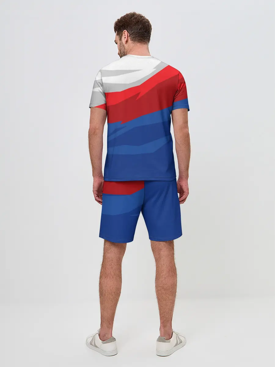 Мужской костюм с шортами / Российский медведь