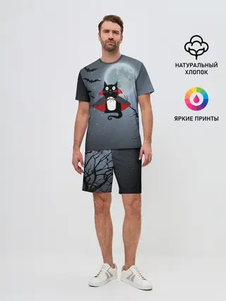 Мужской костюм с шортами / Котик-готик