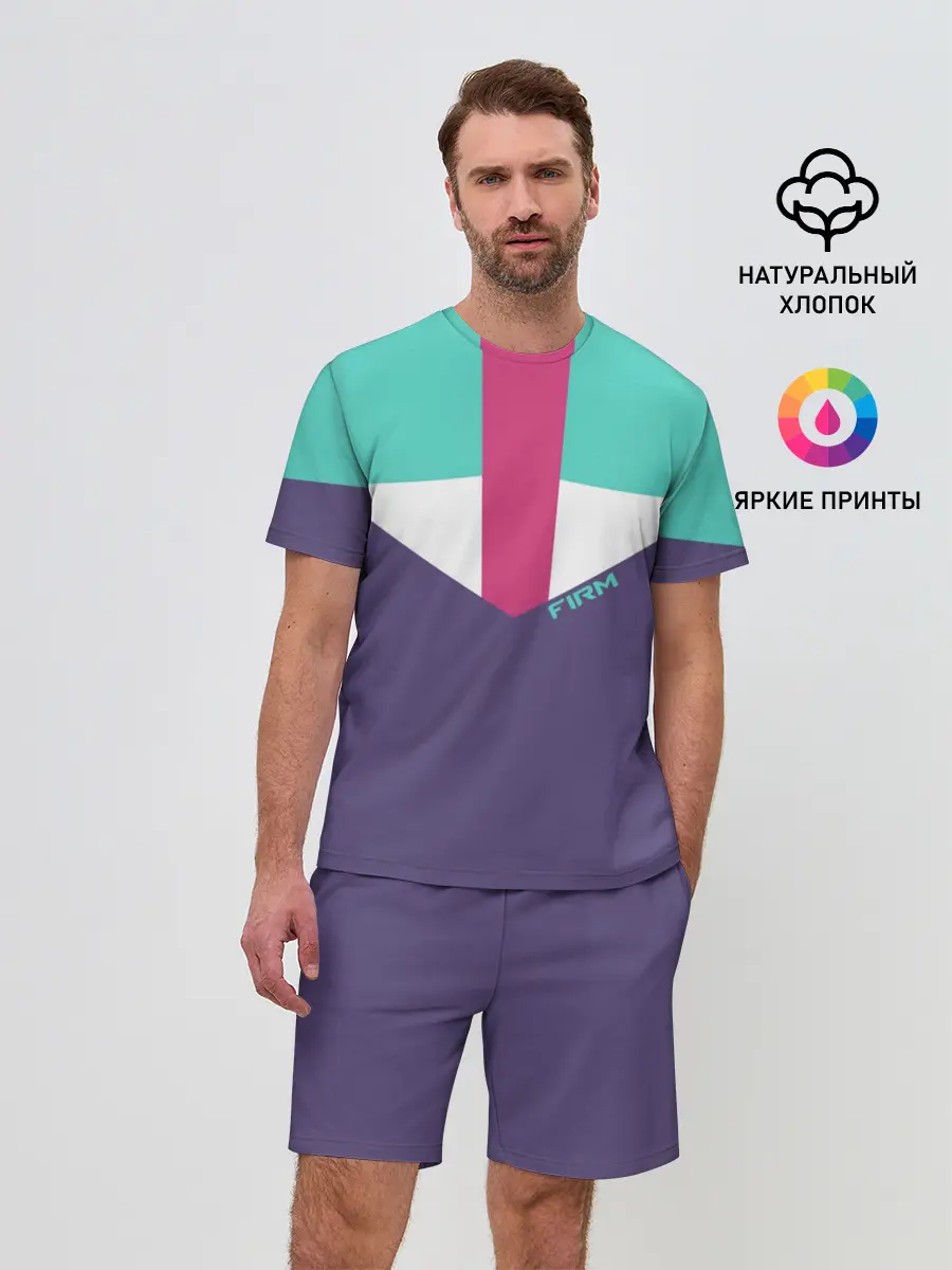 Мужской костюм с шортами / Стиль 90 х