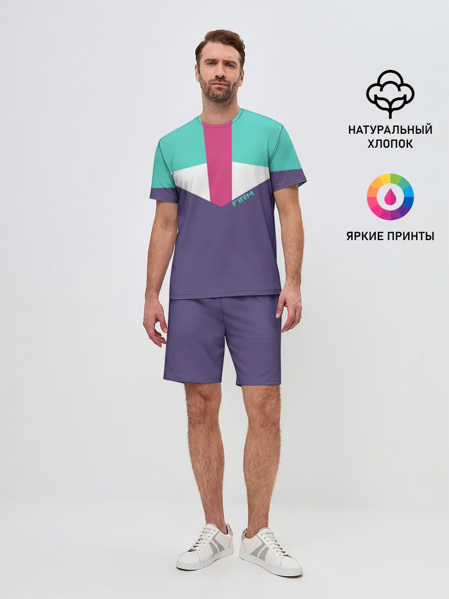 Мужской костюм с шортами / Стиль 90 х