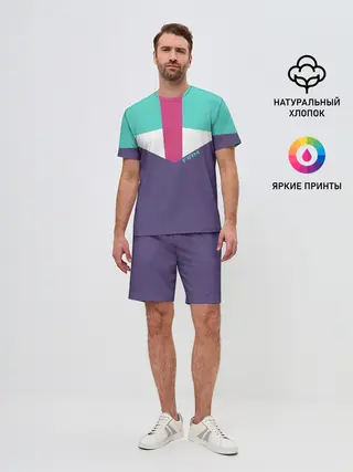 Мужской костюм с шортами / Стиль 90 х