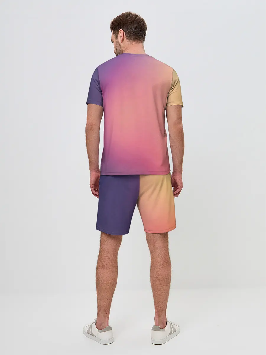 Мужской костюм с шортами / CsGo Градиент