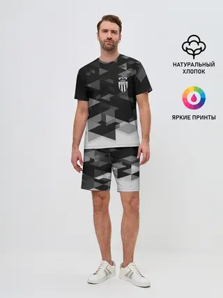 Мужской костюм с шортами / Monaco Geometry Sport